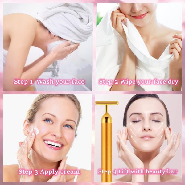 24k Golden Pulse Facial Massager C&Xanadu-2