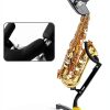 MoKo Alto Saxophone Stand Painted Metal Triangle Base-4