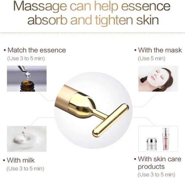 24k Golden Pulse Facial Massager C&Xanadu-3