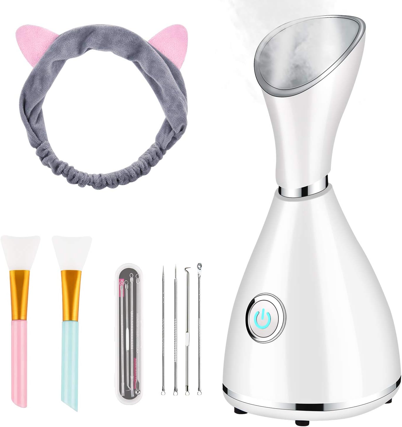 Hleane facial steamer with ionic steam tech