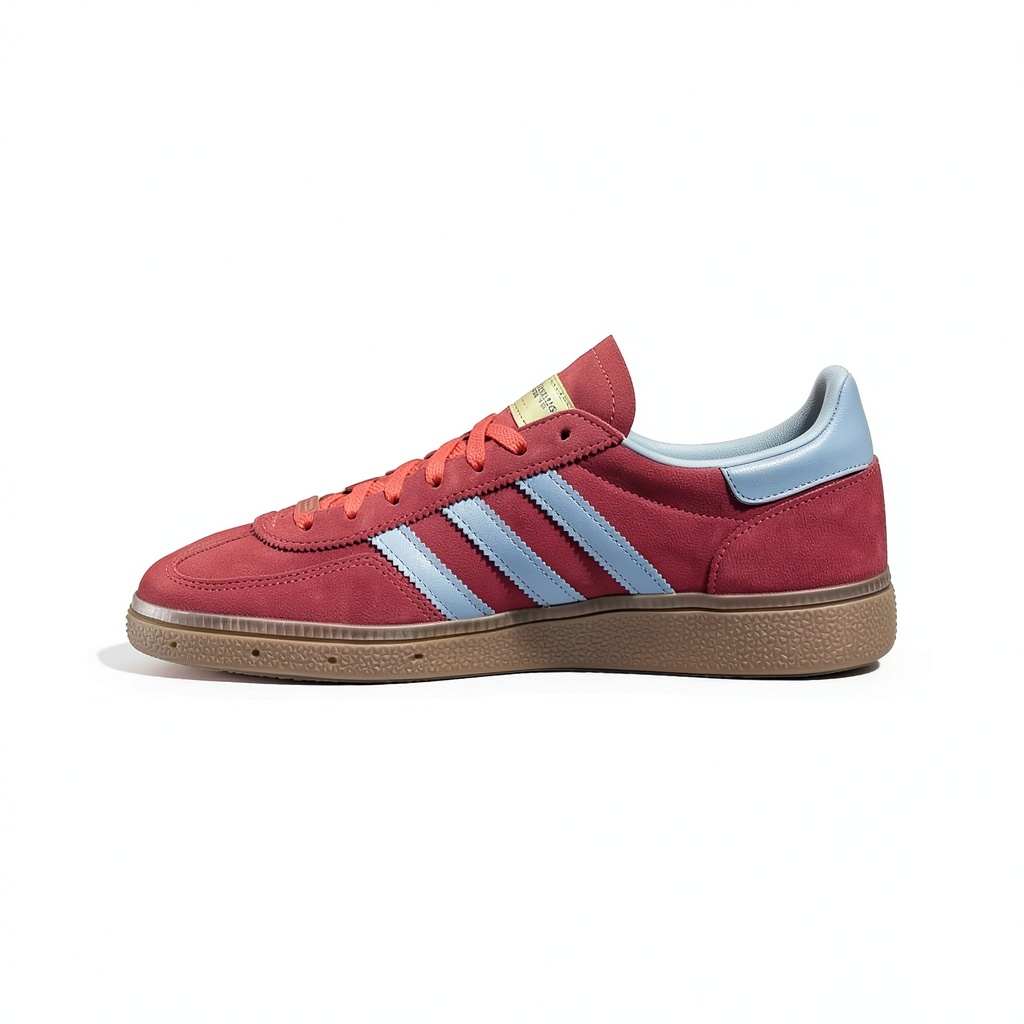 Adidas women's handball shoes on an indoor court