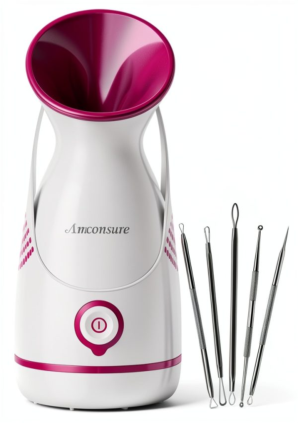 Amconsure Facial Steamer Rose Gold Beauty-0