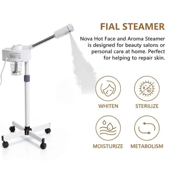 Facial Steamer Nova Ionic Ozone Stainless DT318-7