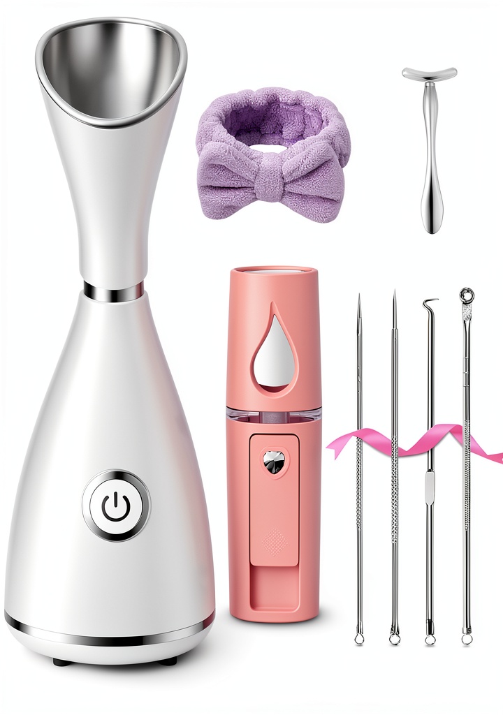 Seneryla facial steamer in a bathroom setting