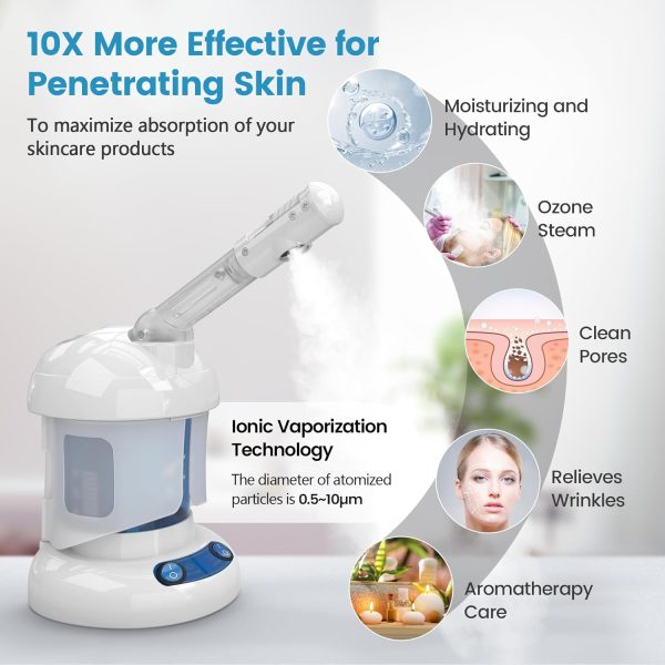 Nisperos Facial Steamer White JY-15XA-1