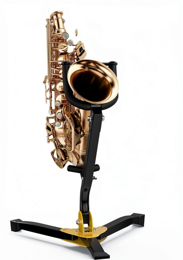 MoKo Alto Saxophone Stand Painted Metal Triangle Base-2