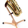 Pavo Alto Saxophone Stand Solid Wood Design-6