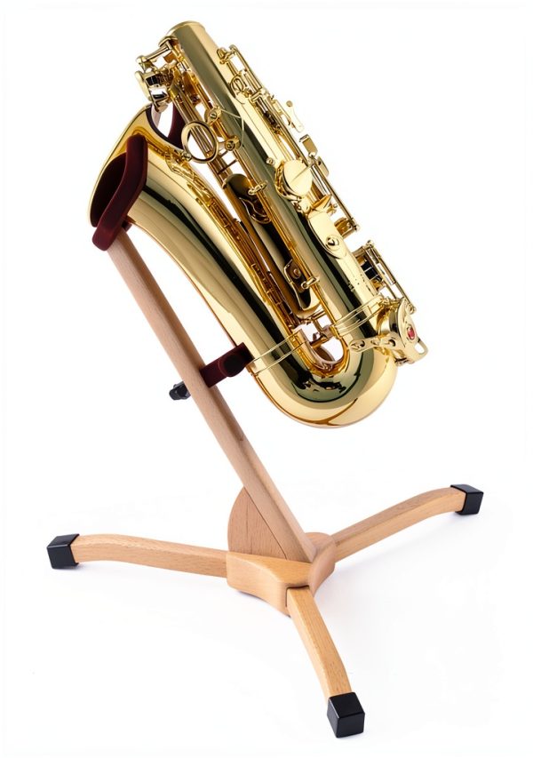 Pavo Alto Saxophone Stand Solid Wood Design-6