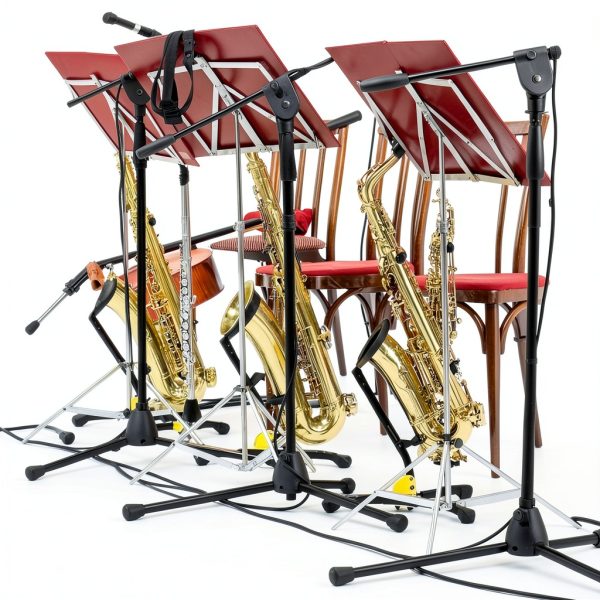 WodGod Alto Saxophone Stand Adjustable Metal-4