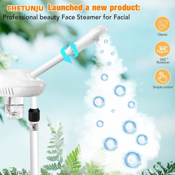 Facial Steamer chetunju Adjustable Height FT-01-3
