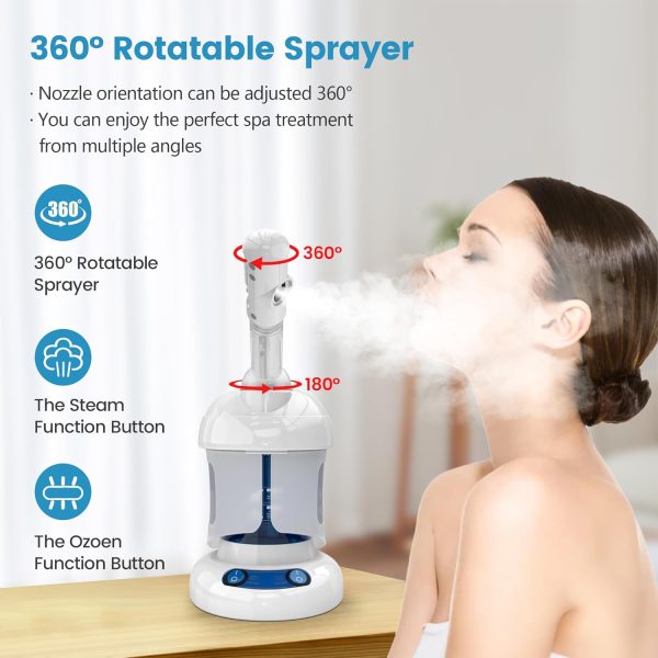 Nisperos Facial Steamer White JY-15XA-2