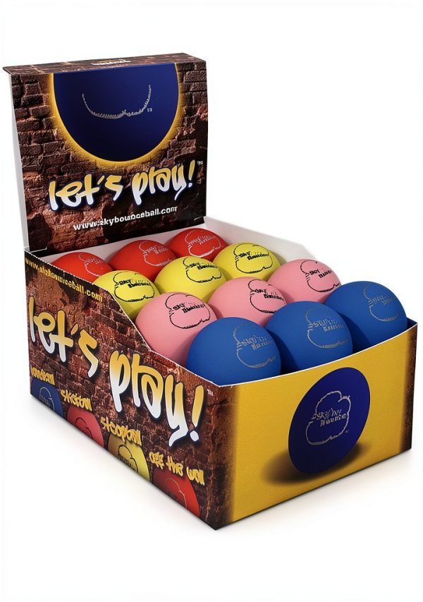 Sky Bounce Handball Pink Rubber Balls 2.25in 24-0