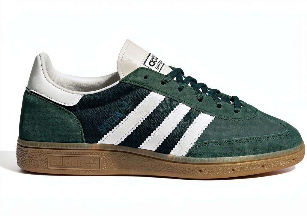 Adidas handball shoes on a indoor court