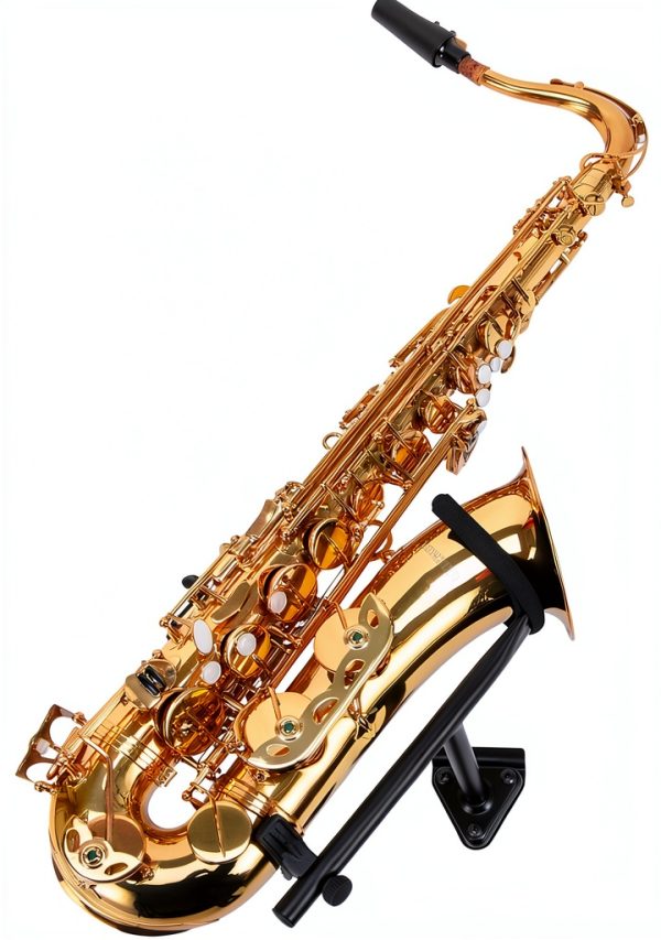 Pavo Alto Saxophone Stand Black Steel-1