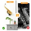 Saxophone Holder Iron Material Alto Sax Stand-4