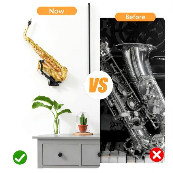Saxophone Holder Iron Material Alto Sax Stand-4