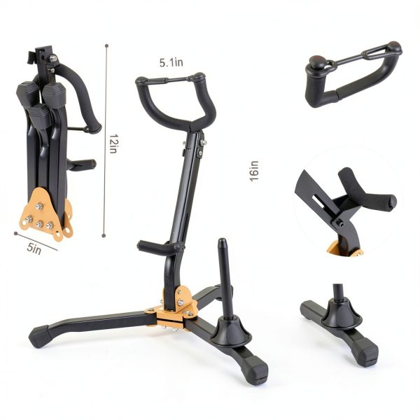 WodGod Alto Saxophone Stand Adjustable Metal-1