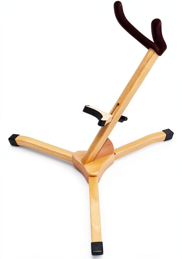 Pavo Alto Saxophone Stand Solid Wood Design-0