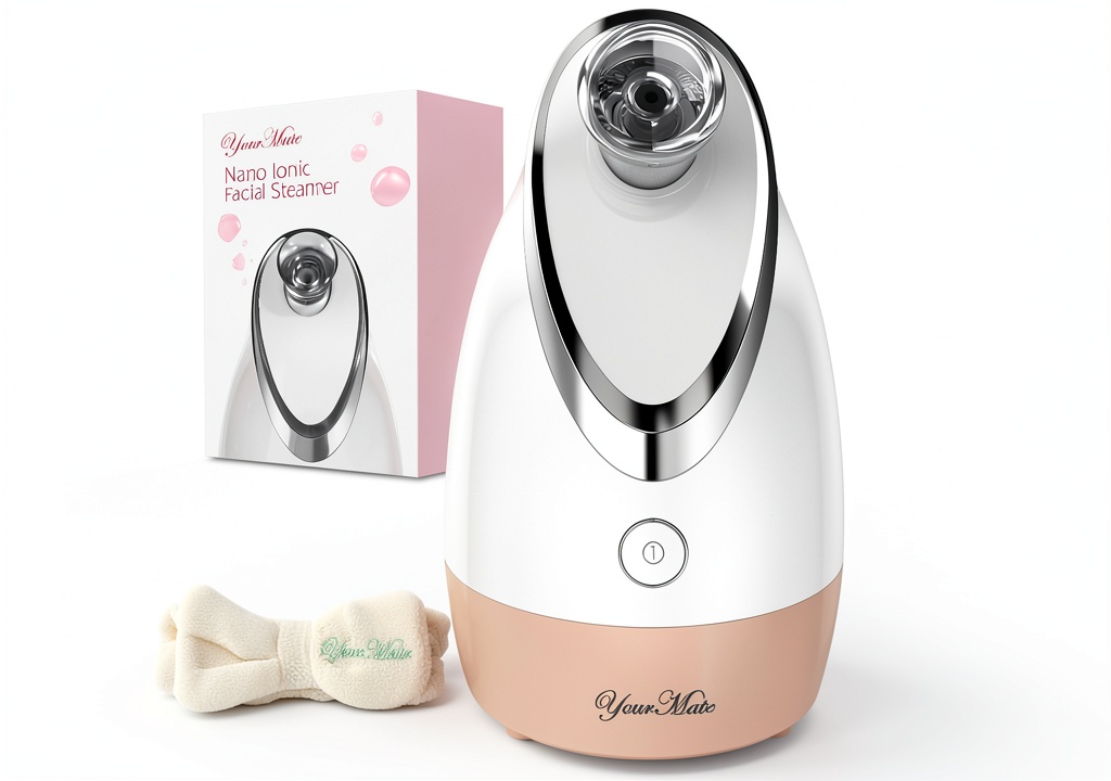 'Nano-ion facial steamer with adjustable nozzle'