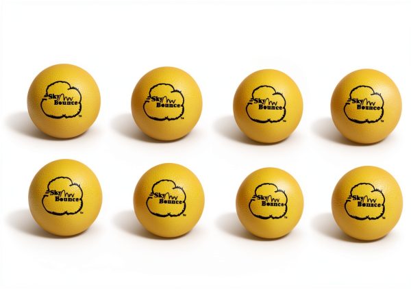 Sky Bounce Handball Yellow Rubber 2.25" Kids-1