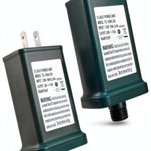 TS-26W29V Class 2 Power Supply Transformer, 29V 0.9A Adapter for LED String Lights/Christmas Tree Lights/Outdoor Holiday Lighting, IP44 Raintight, US Plug, 1/2 Inch Connector Pack of 2-0