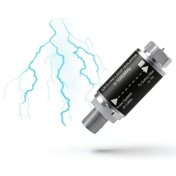 Ground Loop Isolator KUBOFU TV Isolation Transformer, Copper Shell-4