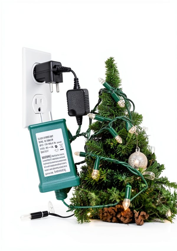 TS-26W29V Class 2 Power Supply Transformer, 29V 0.9A Adapter for LED String Lights/Christmas Tree Lights/Outdoor Holiday Lighting, IP44 Raintight, US Plug, 1/2 Inch Connector Pack of 2-2