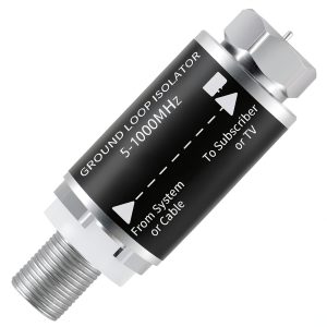 Ground Loop Isolator KUBOFU TV Isolation Transformer, Copper Shell-0