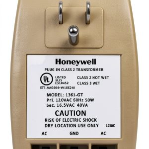 Honeywell 1361-GT Transformer, 16.5Vac, 40VA, 2.4A-0
